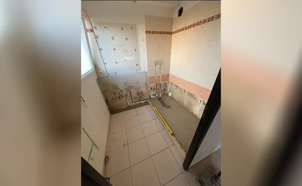 Salle de bain avant